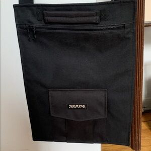 YAK PAK Brooklyn NY Black Slim Crossbody Bag